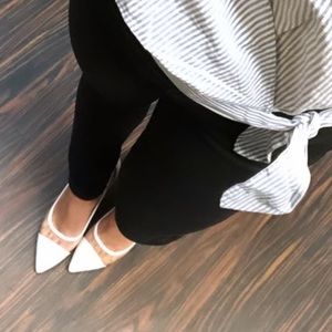Chinese Laundry White/Clear Heels | US 6